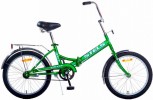 Велосипед 20' складной STELS PILOT-310 Зелёный/жёлтый, 13' Z011 LU086911